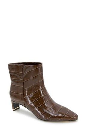 Kenneth Cole Mirandao Pointed Toe Boot in Chocolate Croco at Nordstrom Rack, Size 9.5