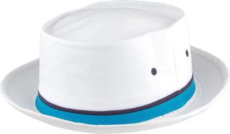 Dorfman Pacific Hats Packable Bucket Hat - White Medium