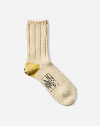 KAPITAL 56 Yarns MA-1 Rainbowy Happy Heel Socks White