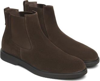 Nero Giardini Leather Chelsea Boot in Chocolate at Nordstrom, Size 45