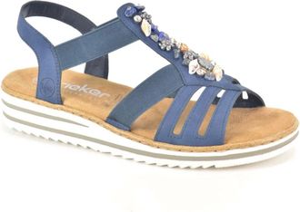 Rieker Schoenen, Dames, Blauw, 39 EU, Blauw Sand. + Fantasie