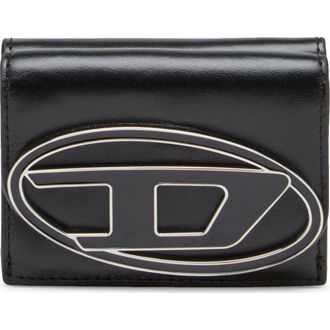 Diesel 1DR Trifold Wallet in Black at Nordstrom