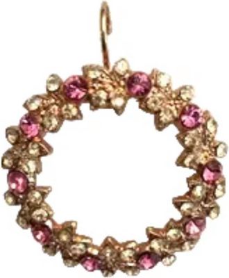 Mariana Womens Gingerbread Earrings In Pink / Clear