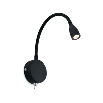 Faro Barcelona Loke Aplique Lector Negro