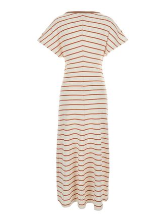 Merci Striped Dress - White