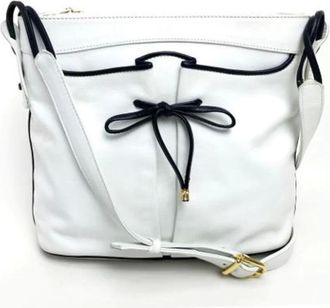 Celine Pre-owned Cross Body Bags, female, White, Size: ONE SIZE Pre-owned Vintage Cross Body Bag
