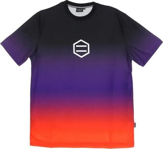 Dolly Noire Gradient Logo T-Shirt - Heren - Sportshirts - Veelkleurig - XL - Polyester - Fitness