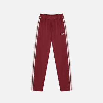 Duke + Dexter Duke + Dexter, Mens CB Emblem Red Track Pant, Size XS