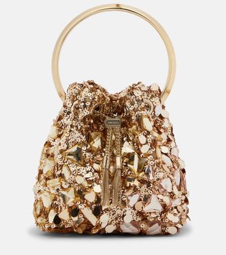 Jimmy Choo London Bon Bon Small embellished bucket bag