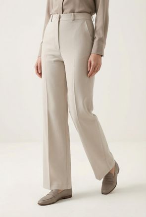 Calvin Klein Jeans Chinohose CALVIN KLEIN JEANS BAGGY CHINO FASHION PANT, Damen, Gr. 14 (XXL), N-Gr, tofu, Web, Obermaterial: 98% Baumwolle, 2% Elasthan, unifarben, loos