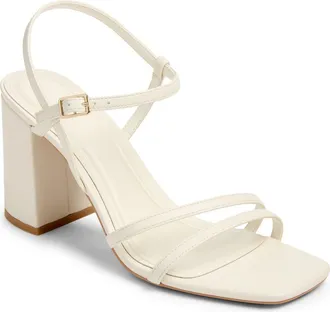 BP. Ayla Heeled Sandal in Ivory Vanilla at Nordstrom, Size 8.5