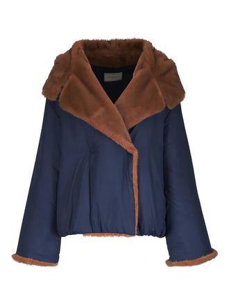 Antonelli Gin faux-fur jacket - women - Polyester - 8 - Blue