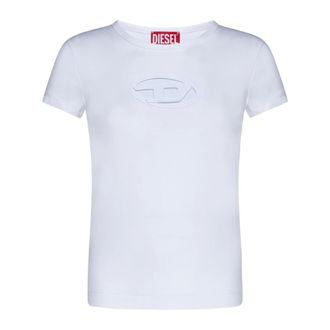 Diesel White Slim-Fit Womens Top