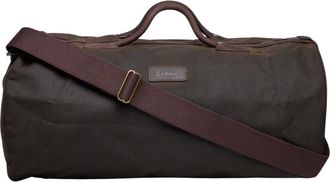 Barbour Waxed Holdall - unisex - Tassen - Groen - Maat: ONE Size Katoen