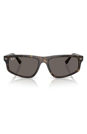 Ray-Ban Irregular Sunglasses in Havana /Dark Grey at Nordstrom