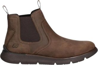 Skechers Fitness, Heren, Bruin, 44 EU, Leer, Augustino Paulo