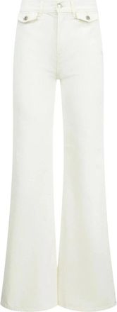 Nili Lotan Edira Jean - Dames - Flared Jeans - Wit - W26 - Katoen - Jeans
