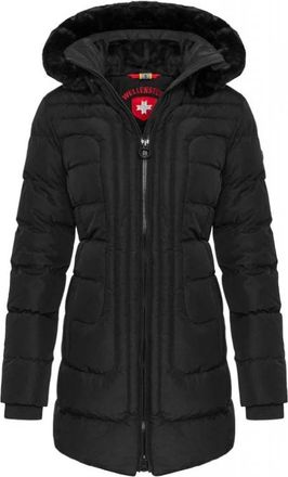 Wellensteyn Belvitesse Long - Dames - Winterjassen - Zwart - M - Polyester - Jassen