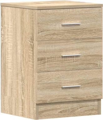 vidaXL Mesita De Noche De Aglomerado Color Roble Sonoma 38x35x56 Cm Vidaxl