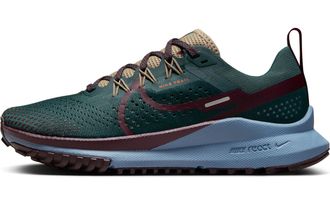 Nike Womens W React Pegasus Trail 4 Low, Deep Jungle Night Maroon Khaki, 3.5 UK