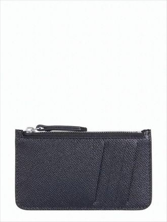 Maison Margiela Calf Leather Wallet With Minimalist Design And Distinctive Stitches