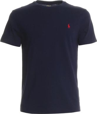 Ralph Lauren Jersey T-shirt - Heren - T-shirts - Blauw - S - Katoen - Tops