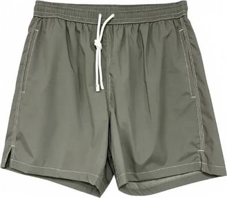 Fedeli Mens Madeira Airstop Swim Shorts Trunks In Grey