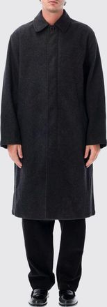 Universal Works Cappotto monopetto al ginocchio in misto lana con chiusura a scomparsa