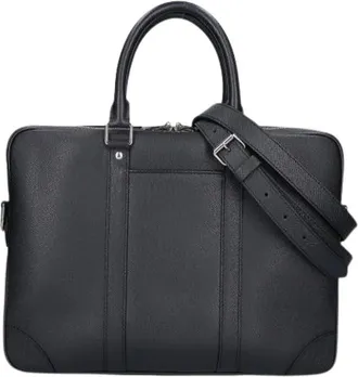 Louis Vuitton Pre-owned Handbags, male, Black, Size: ONE SIZE Pre-owned Vintage Briefcase
