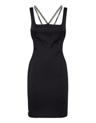 Philipp Plein Short Dress Studs