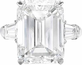 Verde 5ct IGI Certified Lab Grown Emerald Cut Diamond Ring