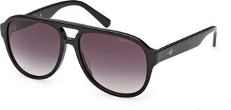GANT GA00037 01B Mens Sunglasses Black Size 56