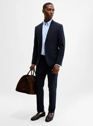 Lindbergh Mens Solid everyday suit Slim fit