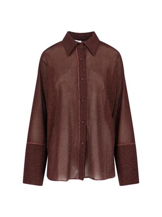 Os&eacute;ree Lumi&egrave;re Oseree Shirt - Brown