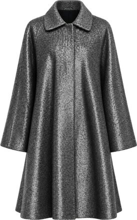 Norma Kamali Abrigo de botonadura sencilla - Coats - Mujer - Gris - S