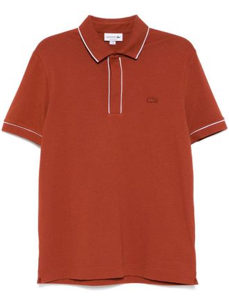 Lacoste Polo Paris Stretch Piqu&eacute; - Rosso