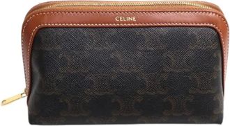 Celine Pre-owned Clutches, female, Brown, Size: ONE SIZE Pre-owned Vintage Clutch