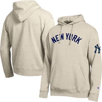 Champion Mens Champion Oatmeal New York Yankees All Star Chenille Hoodie at Nordstrom, Size Xx-Large