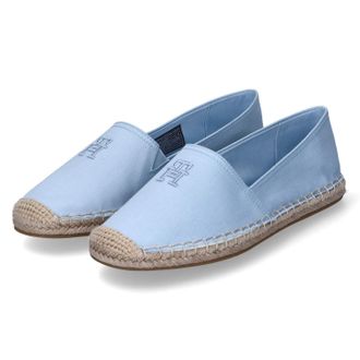 Tommy Hilfiger Womens Th Logo Espadrille Slippers, Hawaiian Coral, 37 EU, lightblue, 39 EU