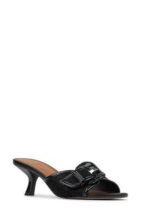 Donald J Pliner Buckle Mule in Black at Nordstrom Rack, Size 7.5