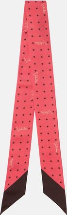 Valentino Printed silk twill scarf