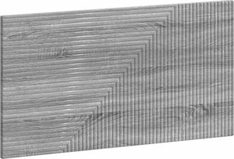 vidaXL Cabecero Montada En La Pared Haarlem Sonoma Gris Vidaxl
