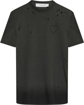 Golden Goose Polo in Cotone - - Tops - Uomo - Grigio - S