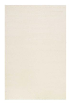 Wecon Home Alfombra tejida con pelo corto color marfil 200x290