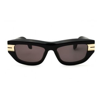 Palm Angels PERI10ECLAIRE0907 Gold-Trimmed Acetate Sunglasses - Black