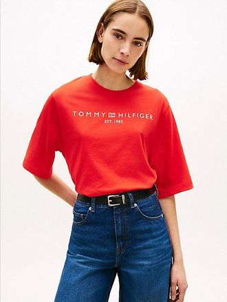 Tommy Hilfiger Camiseta de corte amplio con logo
