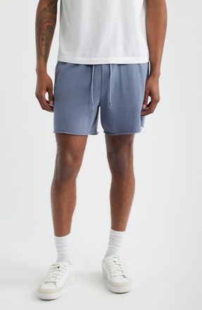 BP. Frayed Terry Sweat Shorts in Grey Folkstone at Nordstrom, Size Xx-Large
