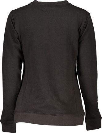 Cavalli Womens Floral Print Sweatshirt Ca26734 - Dark Grey Cotton - Size X-Small