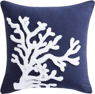 Nautica Coral Cotton Decorative Pillow