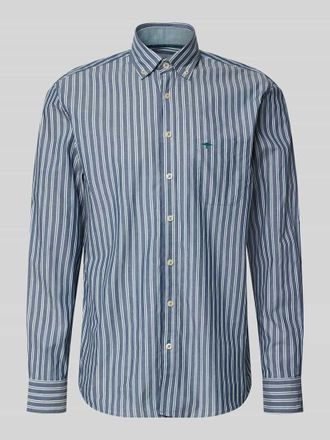 Fynch-Hatton Fynch-Hatton Slim Fit Freizeithemd mit Button-Down-Kragen in Bottle, Gr&ouml;&szlig;e XXXL